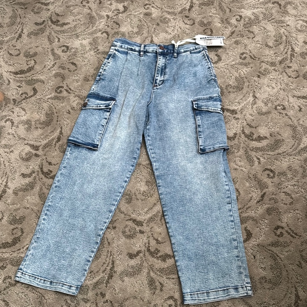 Blue Cargo Jeans